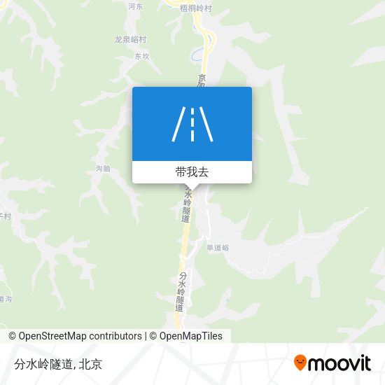 分水岭隧道地图