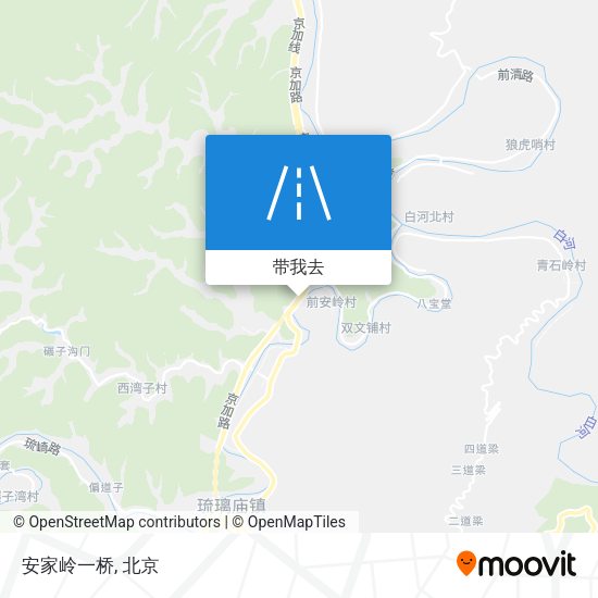 安家岭一桥地图