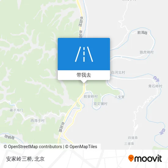 安家岭三桥地图