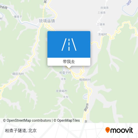 柏查子隧道地图