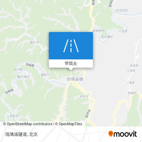 琉璃庙隧道地图