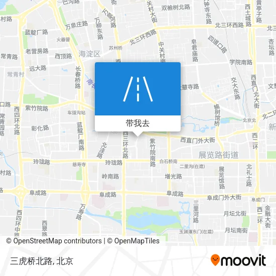 三虎桥北路地图