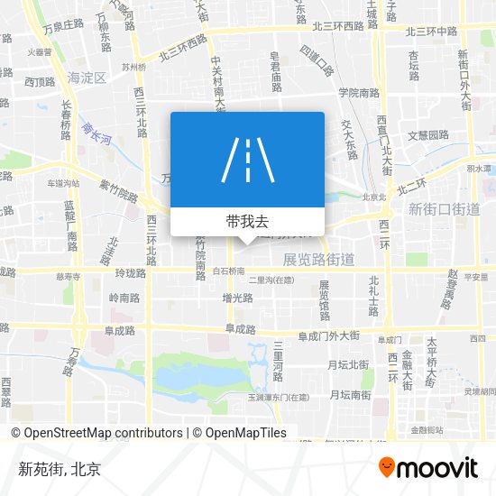 新苑街地图