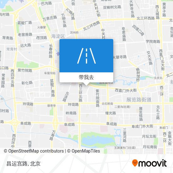 昌运宫路地图