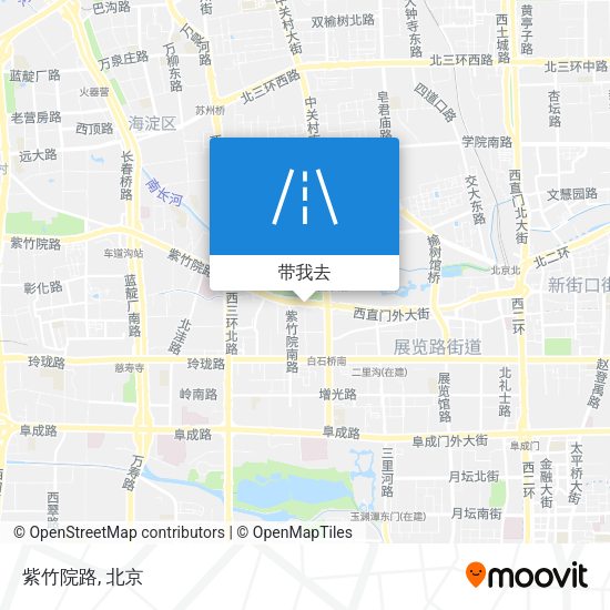 紫竹院路地图