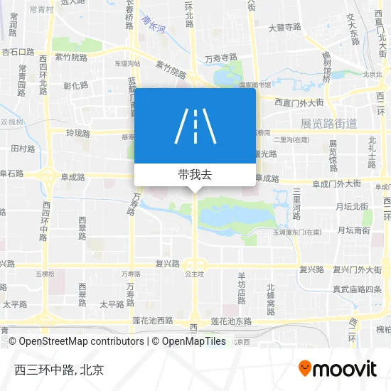 西三环中路地图