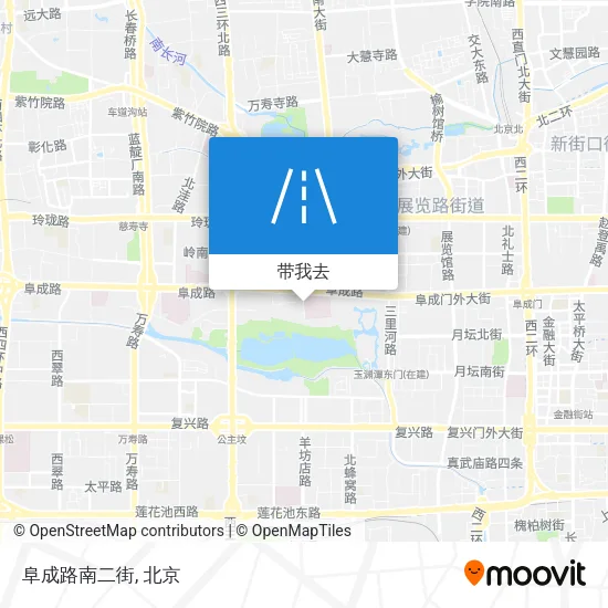 阜成路南二街地图
