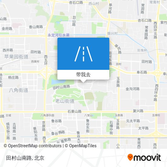 田村山南路地图