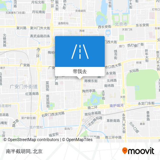 南半截胡同地图