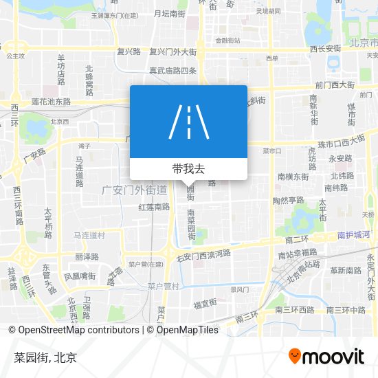 菜园街地图