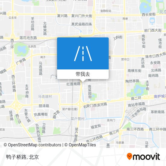 鸭子桥路地图