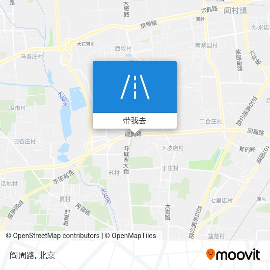 阎周路地图
