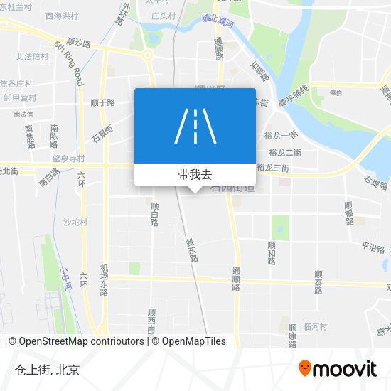仓上街地图