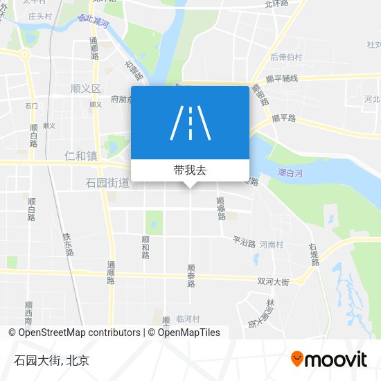 石园大街地图