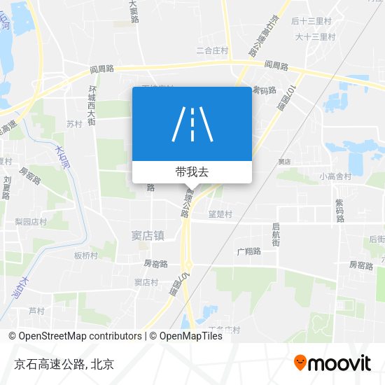 京石高速公路地图