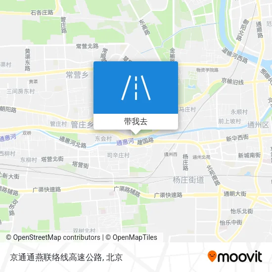 京通通燕联络线高速公路地图