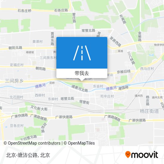 北京-塘沽公路地图