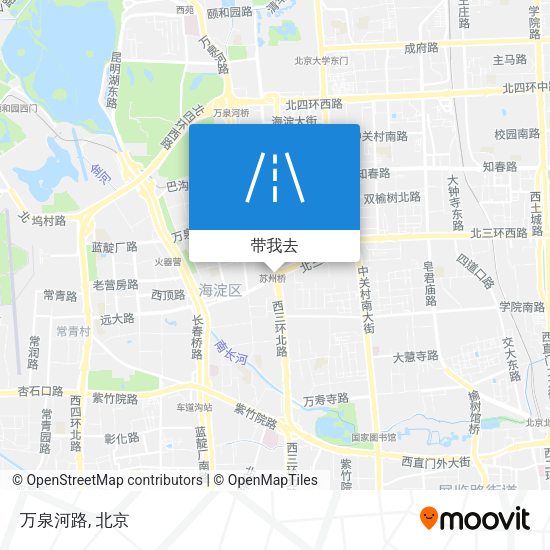万泉河路地图