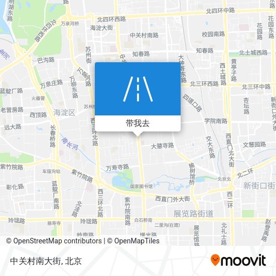 中关村南大街地图
