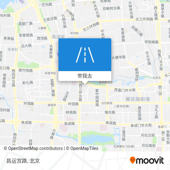 昌运宫路地图