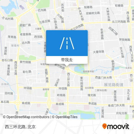 西三环北路地图
