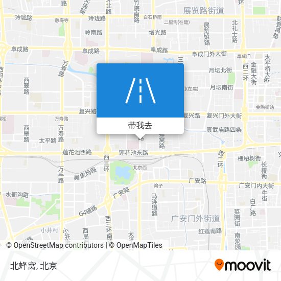 北蜂窝地图