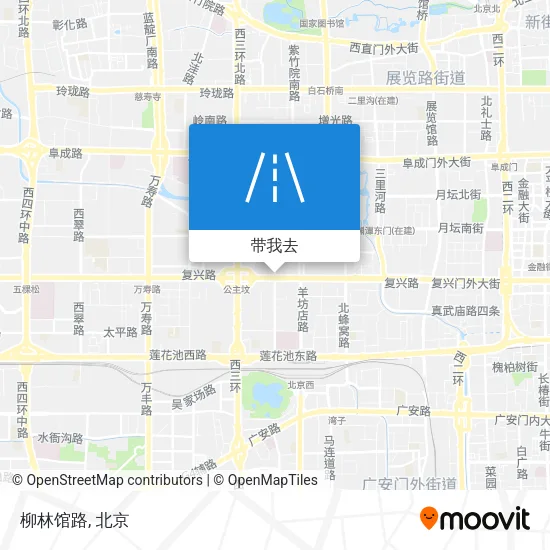 柳林馆路地图