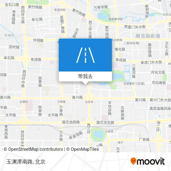 玉渊潭南路地图