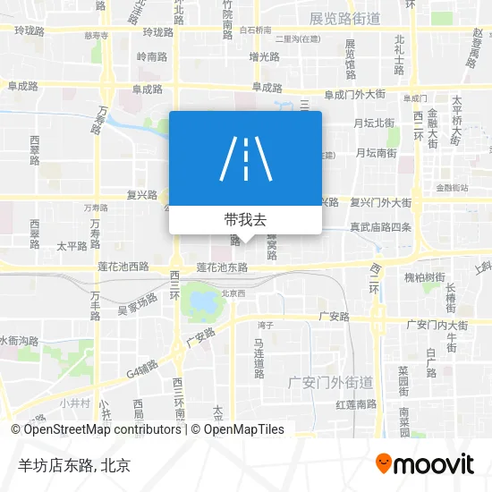 羊坊店东路地图