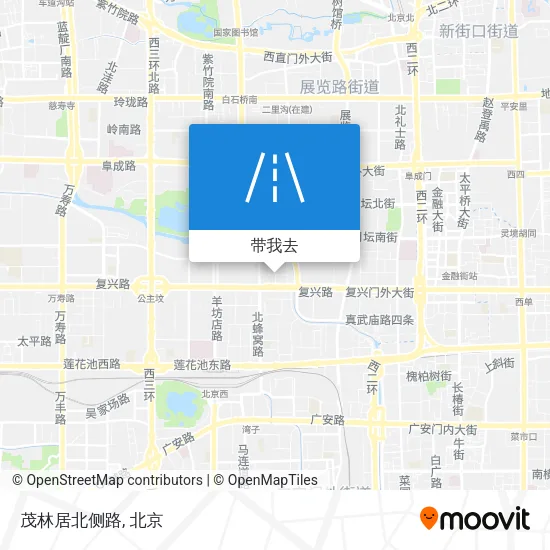 茂林居北侧路地图