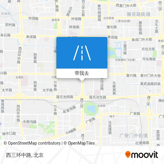 西三环中路地图