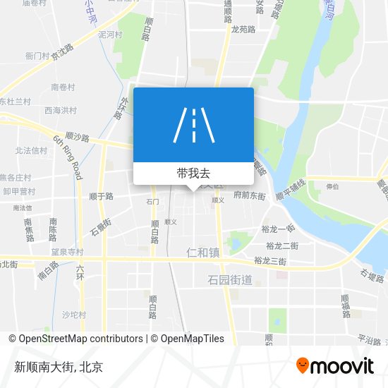 新顺南大街地图