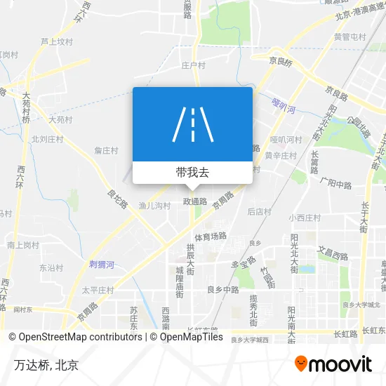 万达桥地图