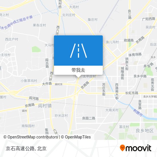 京石高速公路地图