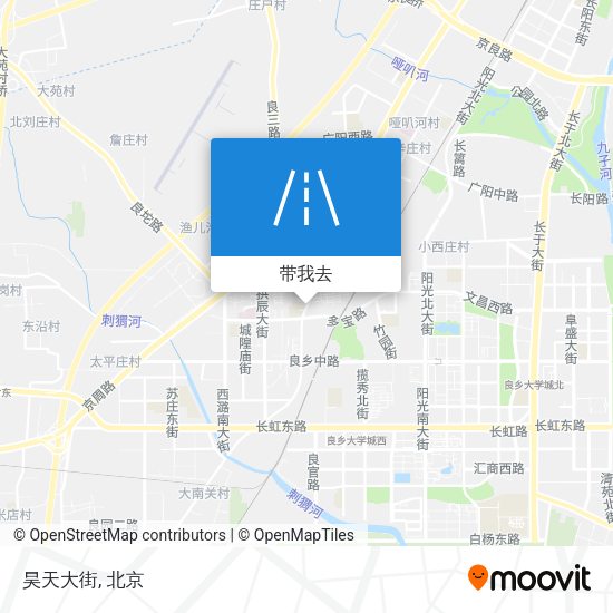 昊天大街地图
