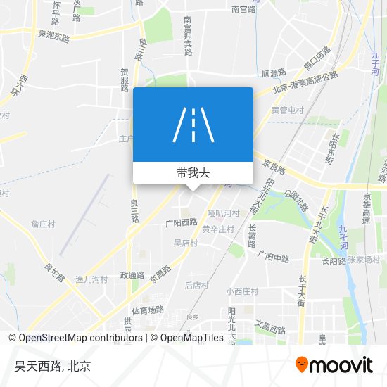 昊天西路地图