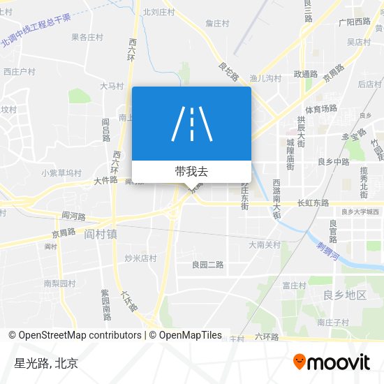 星光路地图