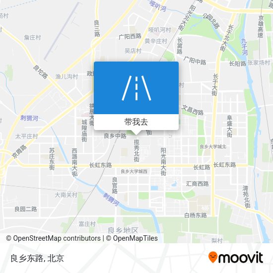 良乡东路地图
