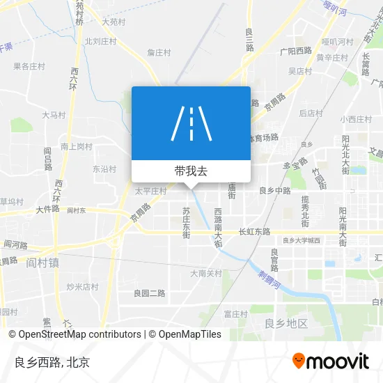 良乡西路地图