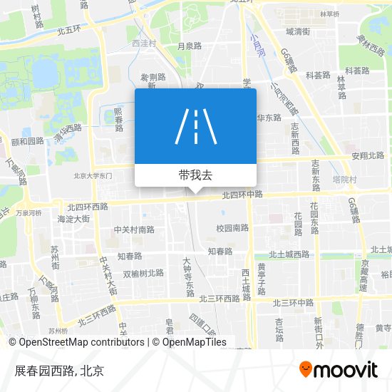 展春园西路地图