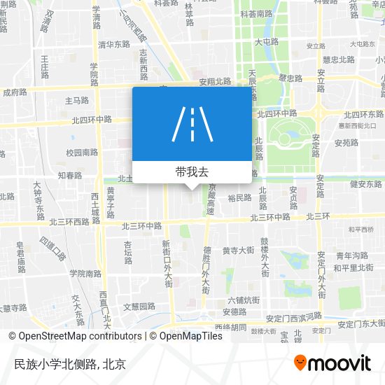 民族小学北侧路地图