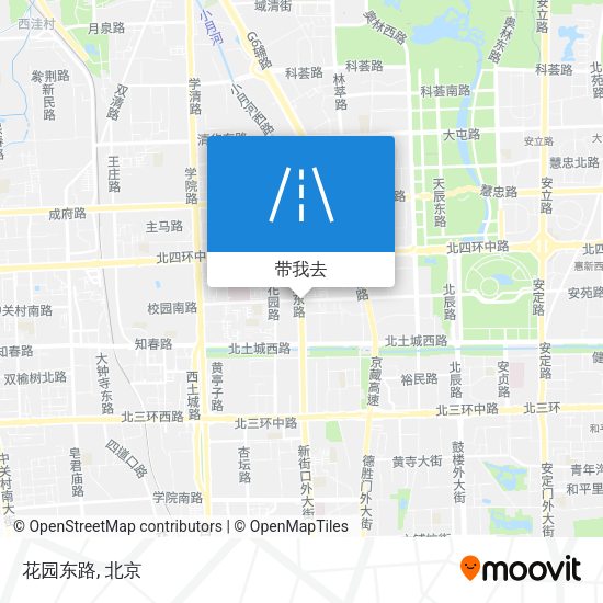 花园东路地图