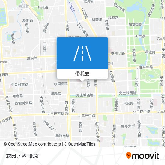 花园北路地图