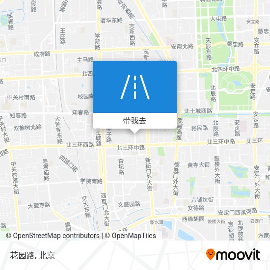 花园路地图