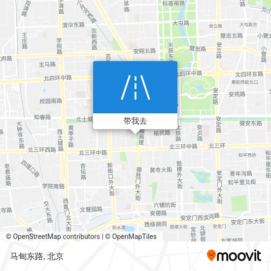 马甸东路地图