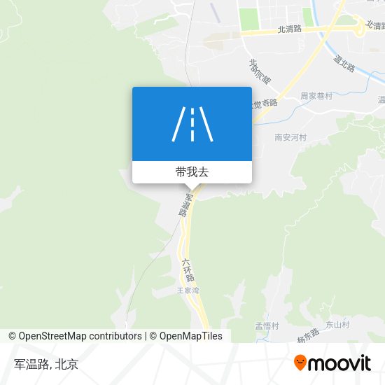 军温路地图