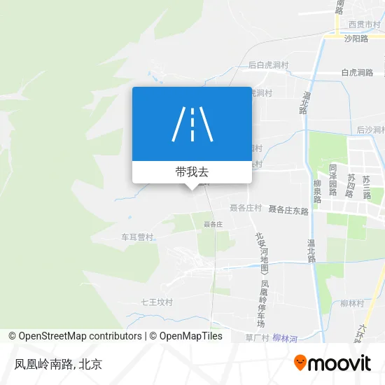 凤凰岭南路地图