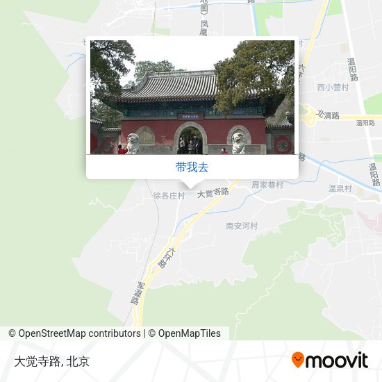 大觉寺路地图