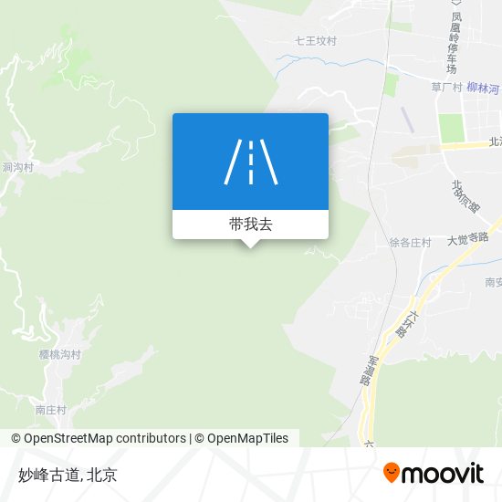 妙峰古道地图