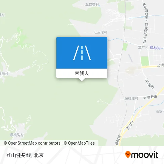 登山健身线地图